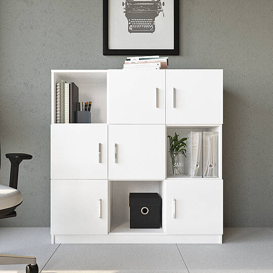 L'occi Concept Diego G Ofis Klasör Dolabı Kitaplık Beyaz - 2